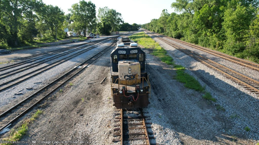 CSX 8051 SD40-2